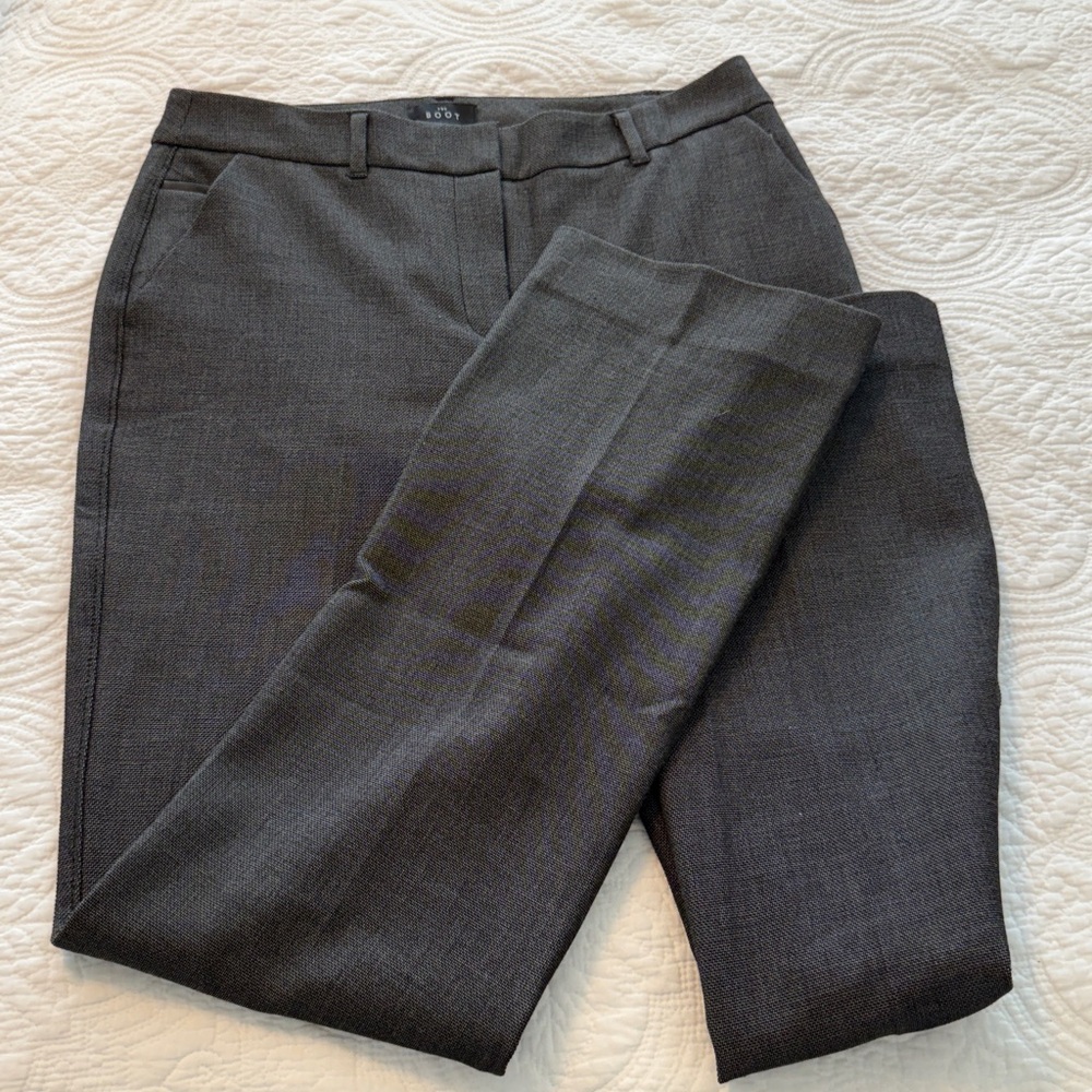 WHBM The Boot Gray Trousers